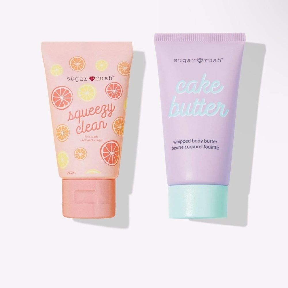 TARTE SUGAR RUSH™ SLUMBER PARTY SKINCARE‎ DUO FACE WASH & BODY BUTTER